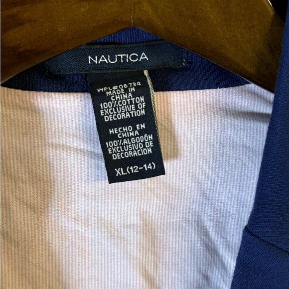 Nautica Navy & White Trim XL 12-14 Blazer - Picture 2 of 8